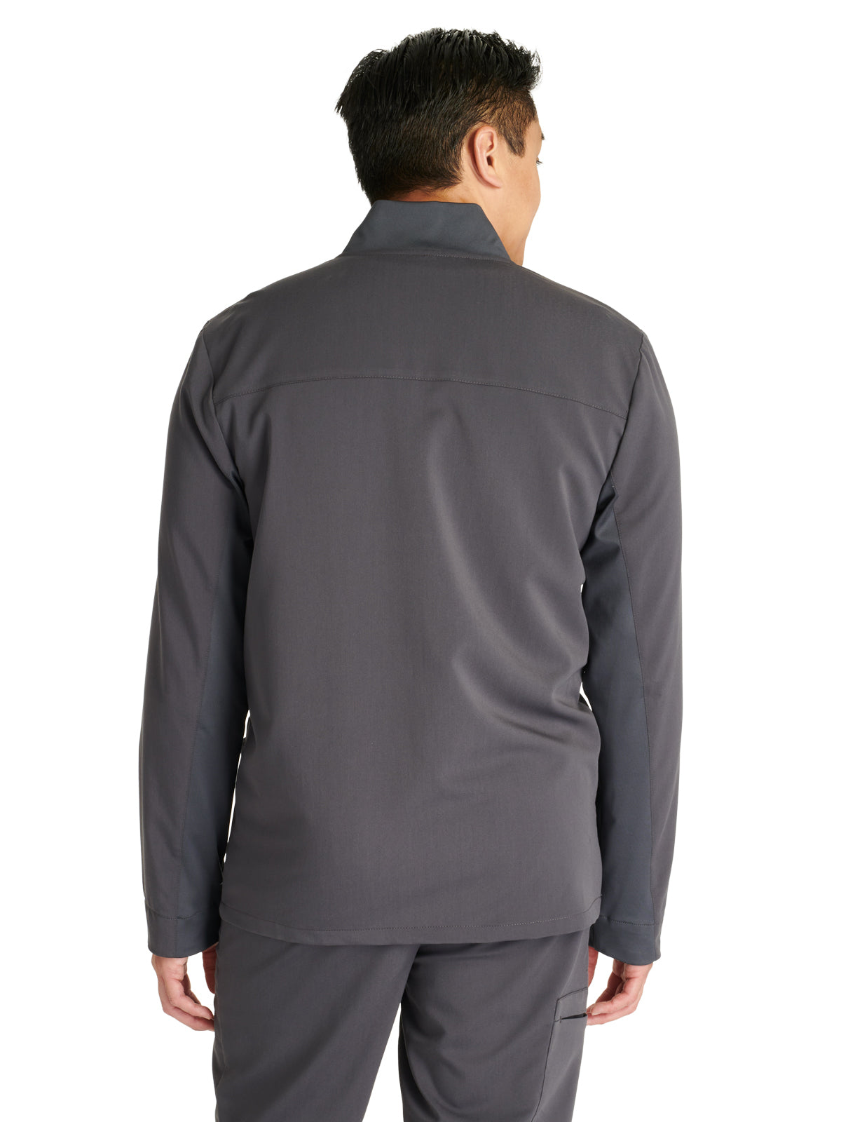 Men's Zip Front Scrub Jacket