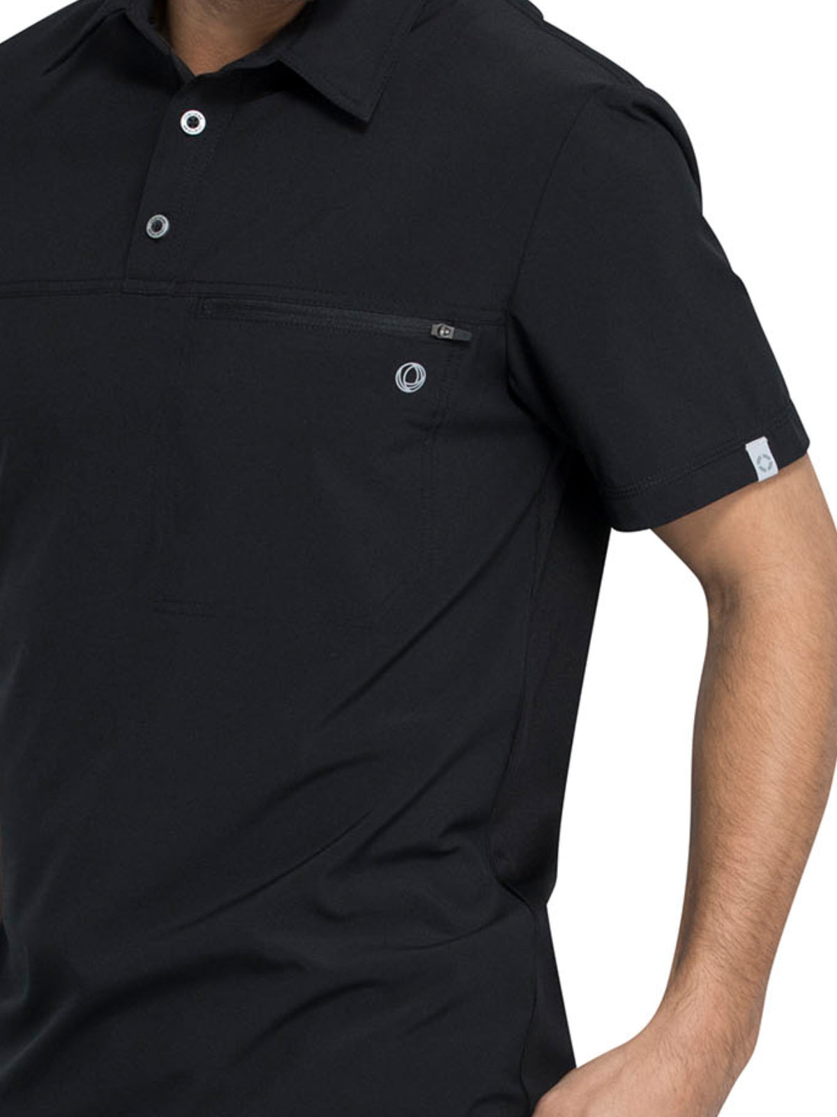 Men's 1-Pocket Tuckable Zipper Polo Top