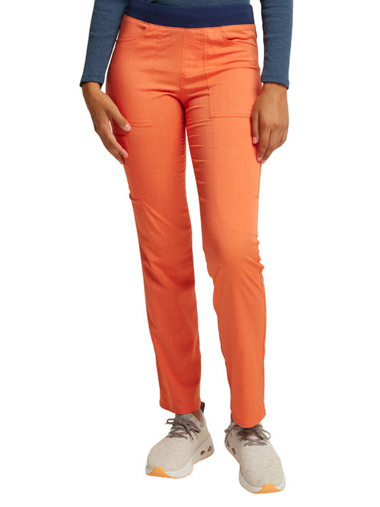 Women's Mid Rise Tapered Leg Pull-on Pant