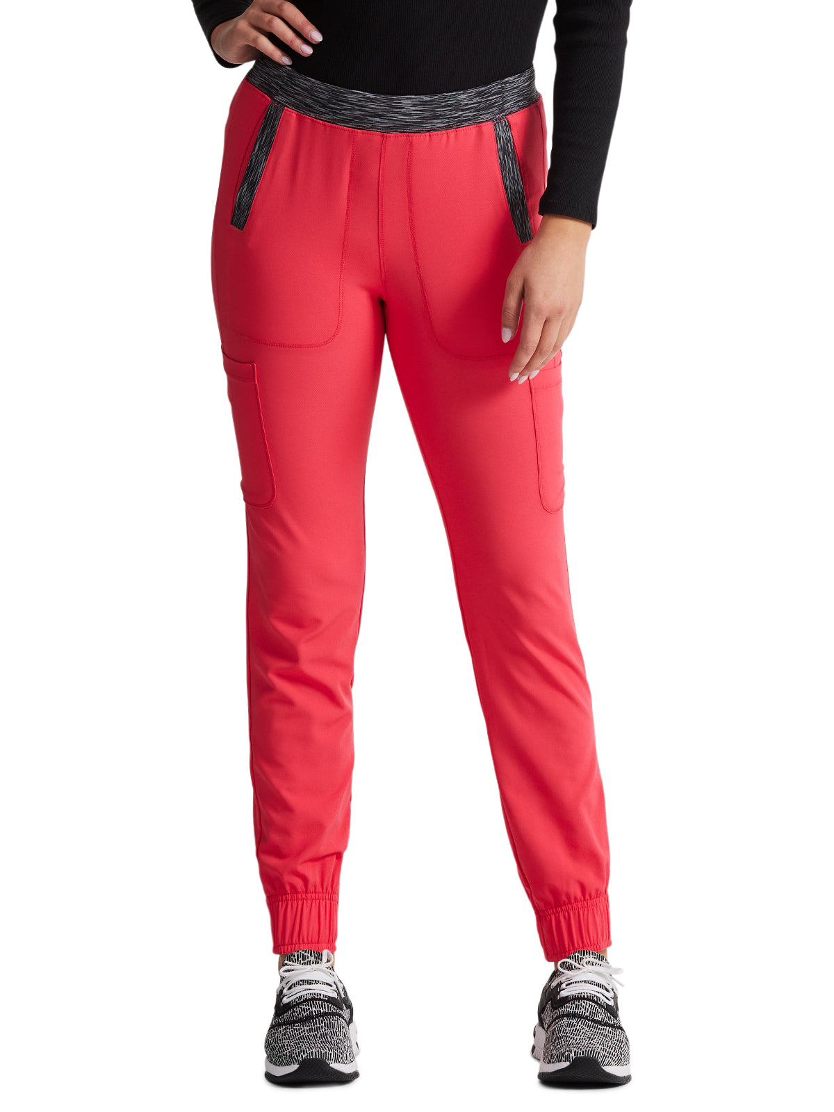 Women's Natural Rise Tapered Leg Mélange Jogger