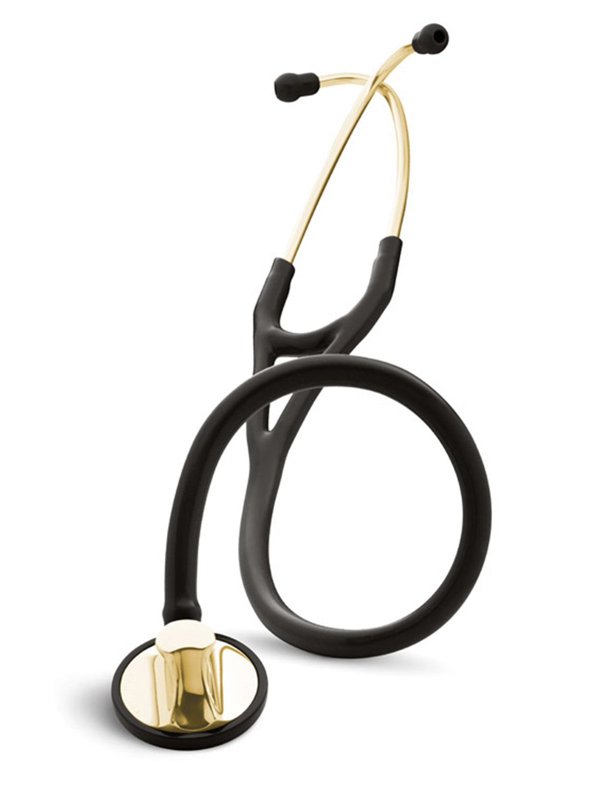 Master Cardiology™ Stethoscope - Black with Brass Finish