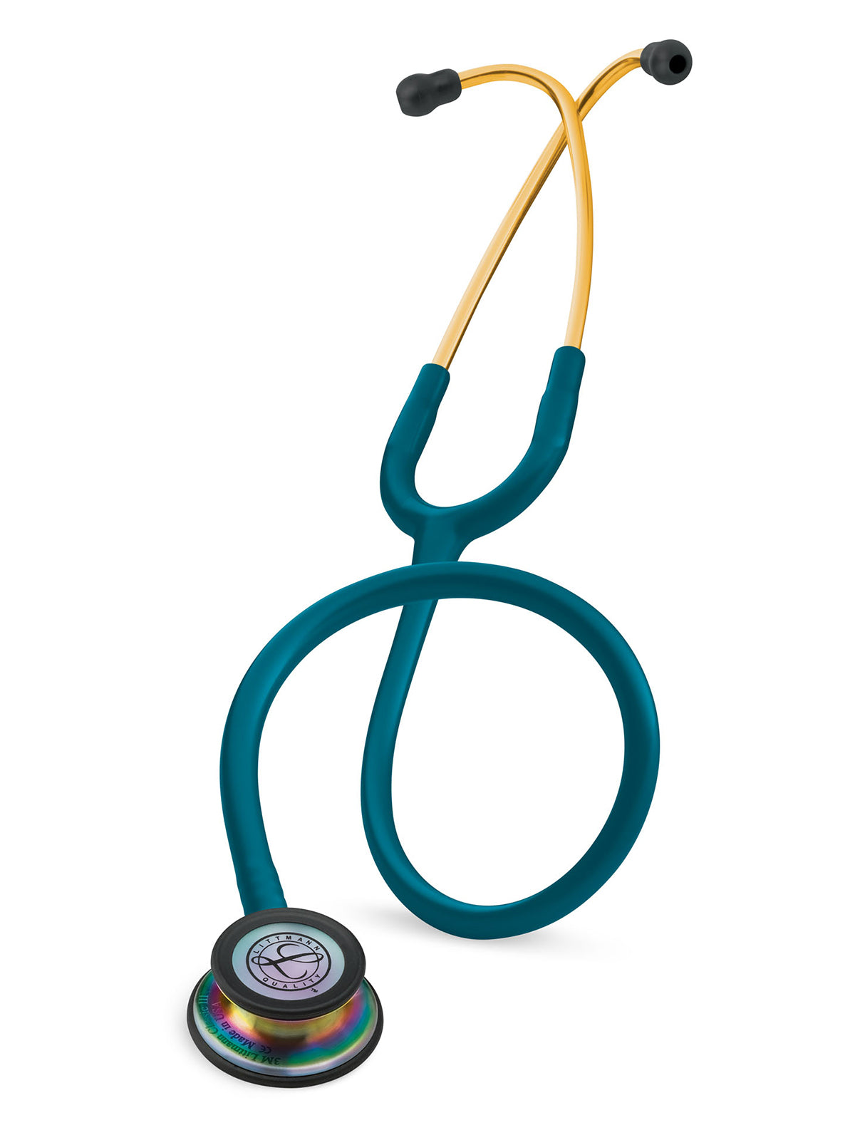Classic III Monitoring Stethoscope - Caribbean Blue with Champagne and ...