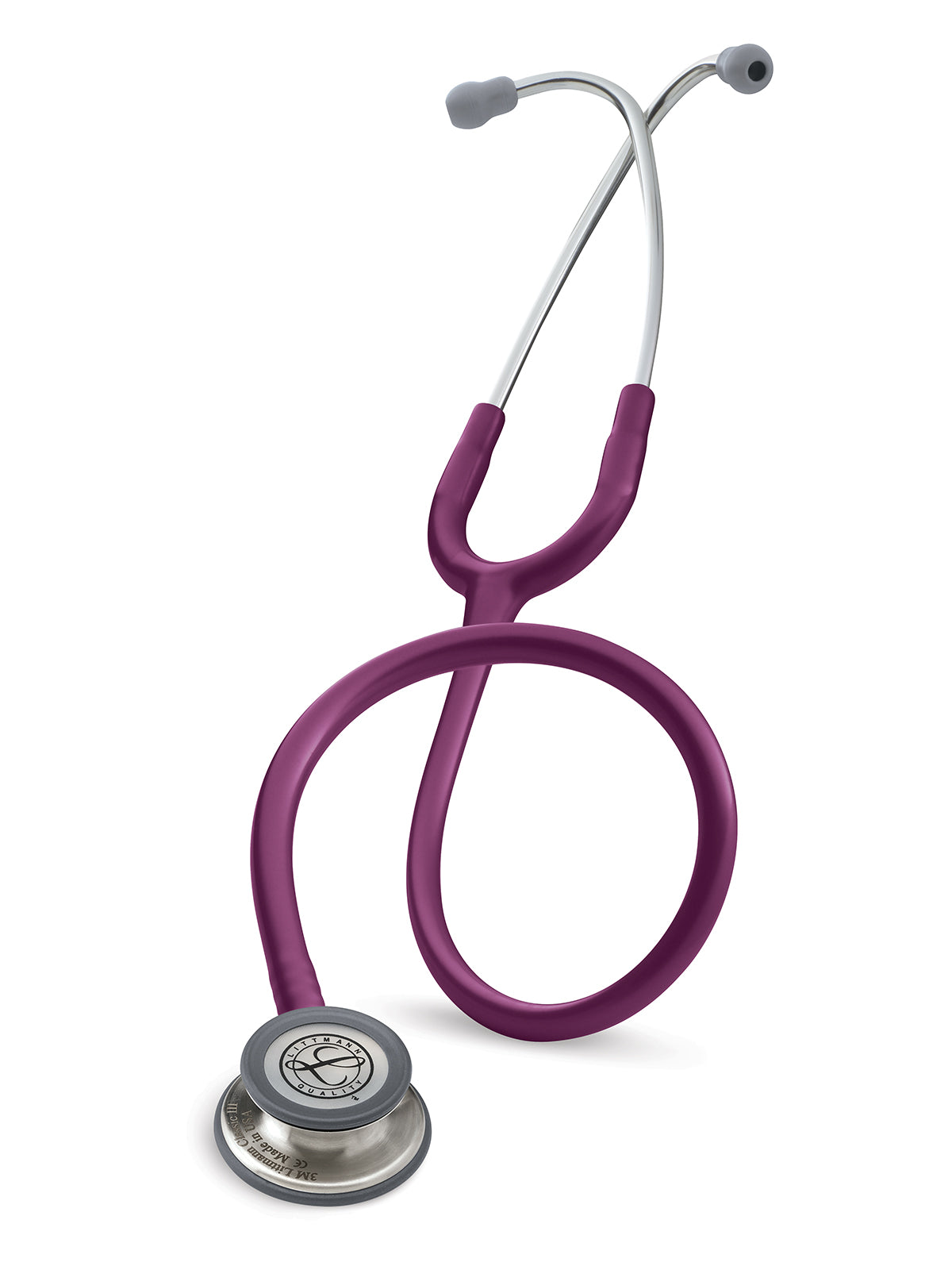 Classic III Monitoring Stethoscope - Plum with Steel Finish