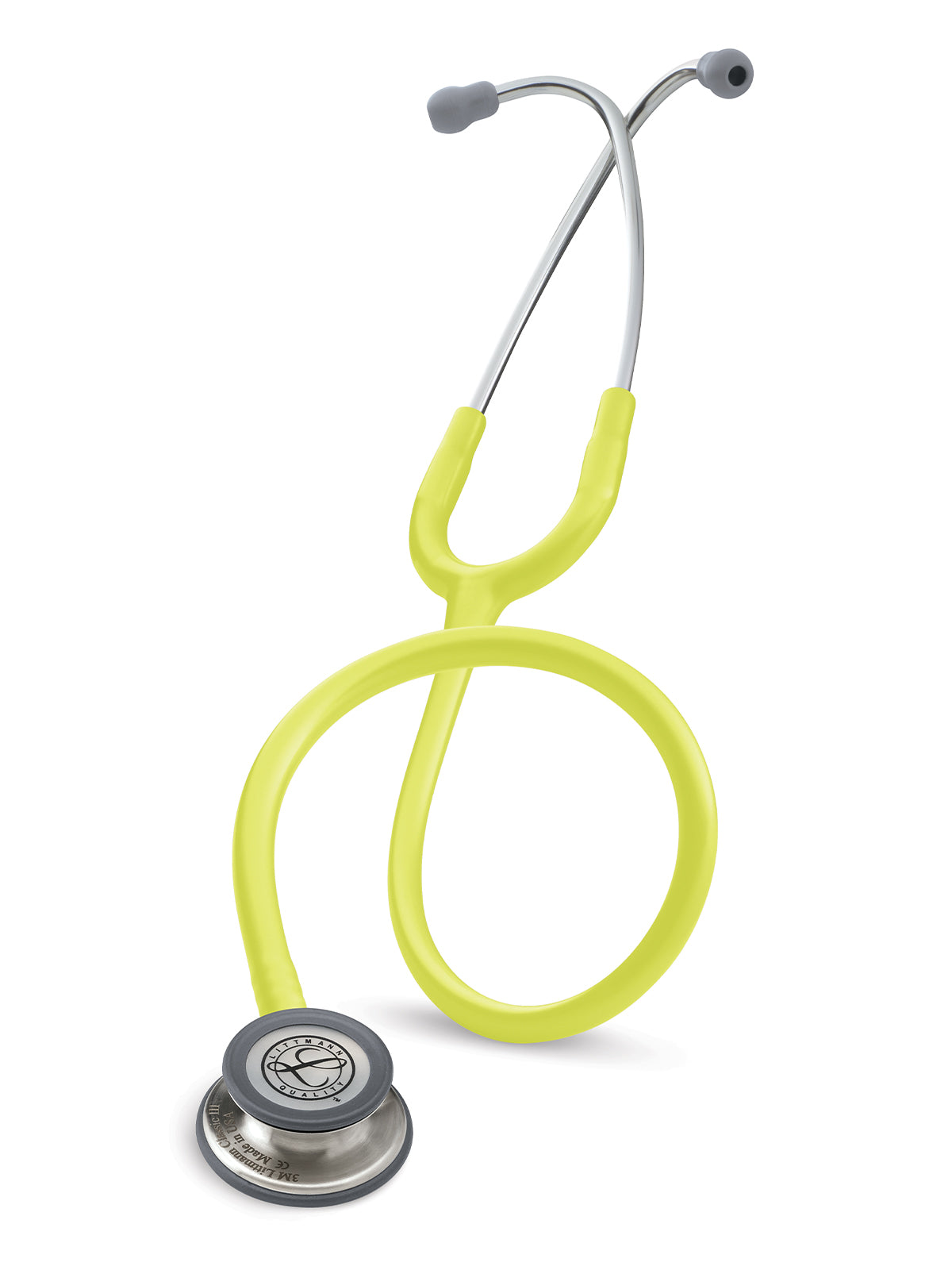 Classic III Monitoring Stethoscope - Lemon-Lime with Steel Finish