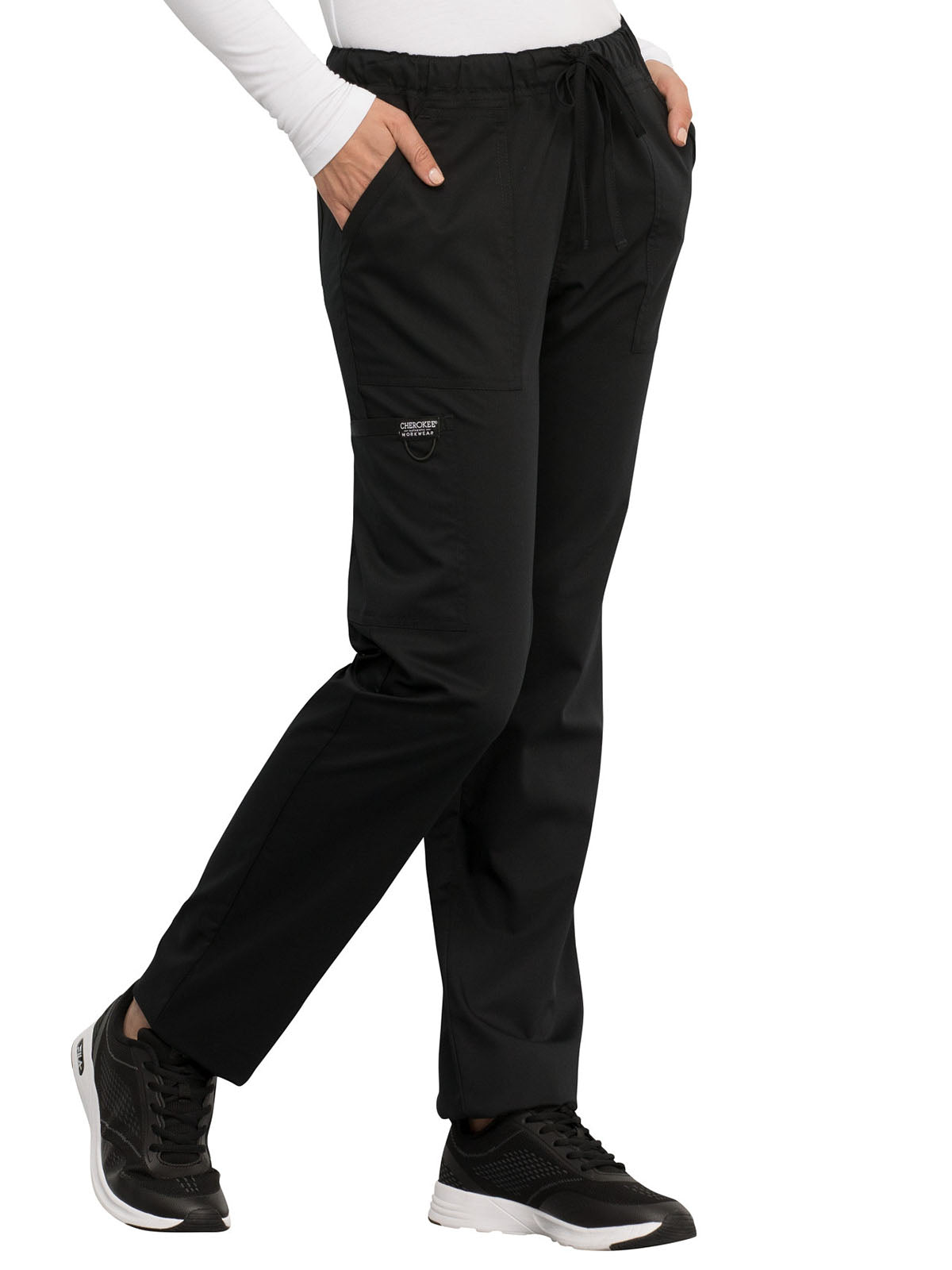 Unisex 4-Pocket Tapered Leg Drawstring Pant