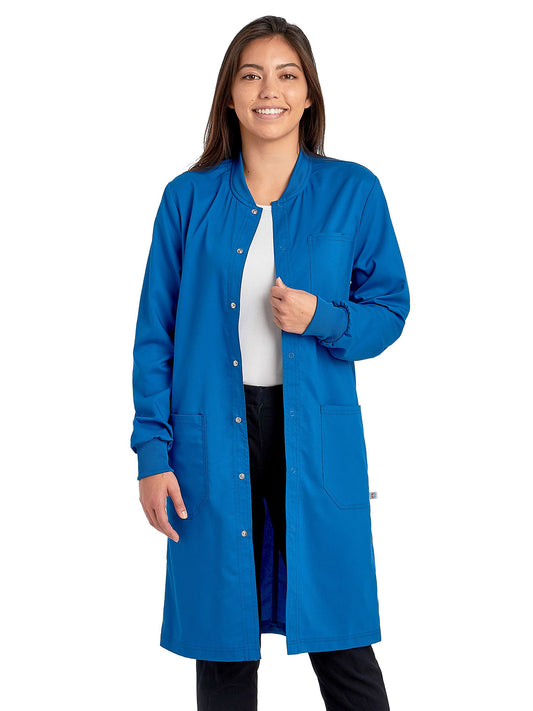 Unisex 40"  Snap Front Lab Coat
