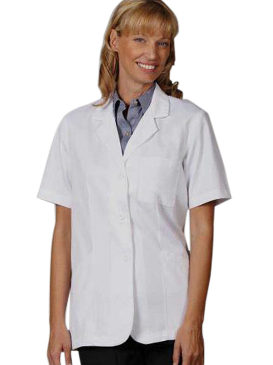 Women's Three-Pocket 30" Short-Sleeve Consultation Lab Coat