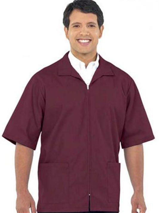 Unisex Zip Front Casual Shirt