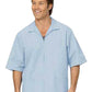Unisex Three-Pocket Zip Front Short-Sleeve Lab Shirt