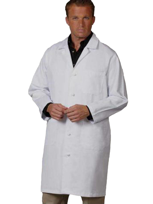 Unisex 41" Knot Button Lab Coat