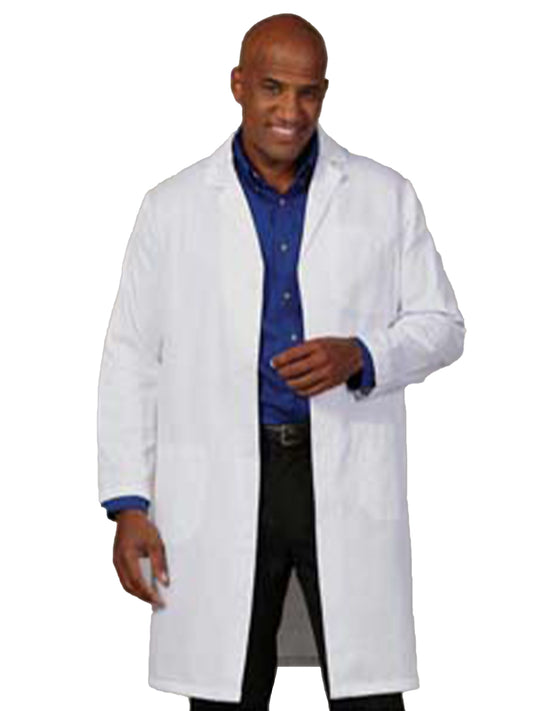 Men's Three-Pocket 41" Knee-Length Lab Coat