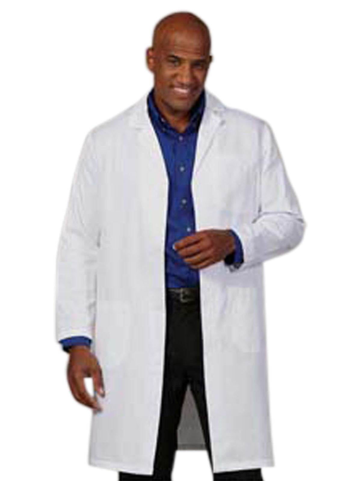 Men's Three-Pocket 41" Knee-Length Lab Coat