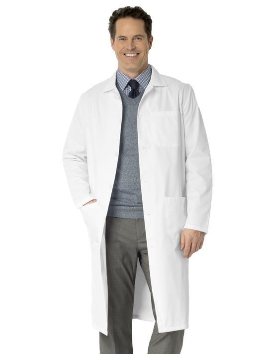 Men's Three-Pocket 45" Full-Length Lab Coat