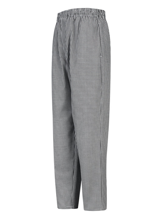Men's Checked Baggy Chef Pant