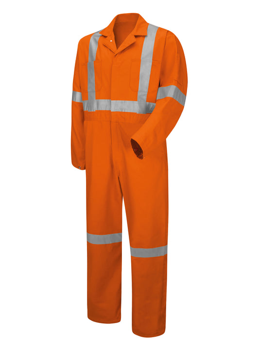 Hi-Vis Button-Front Coverall