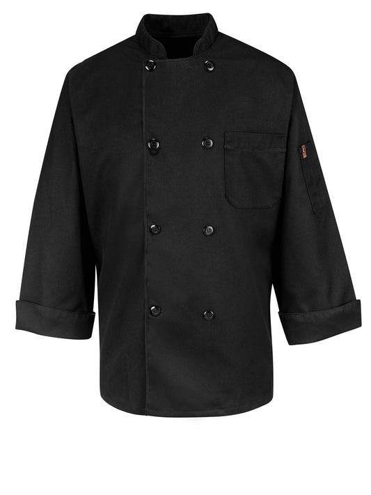 Unisex Eight Pearl Button 30" Chef Coat
