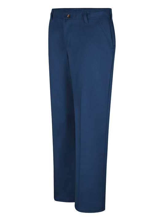 Women's Plain Front Cotton Pant (Sizes: 24x24 to 24x34U)