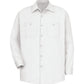 Men's Long Sleeve Wrinkle-Resistant Cotton Work Shirt