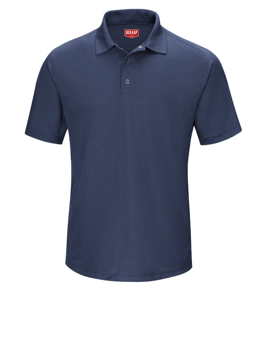 Men's Short Sleeve Performance Knit Gripper-Front Polo