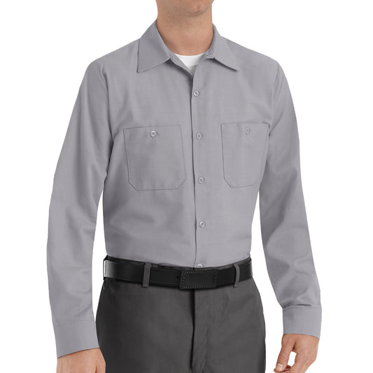 Men's Long Sleeve Industrial Work Shirt
