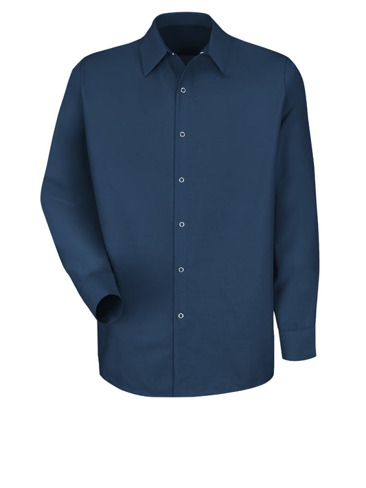 Men's Long Sleeve Specialized Pocketless Work Shirt