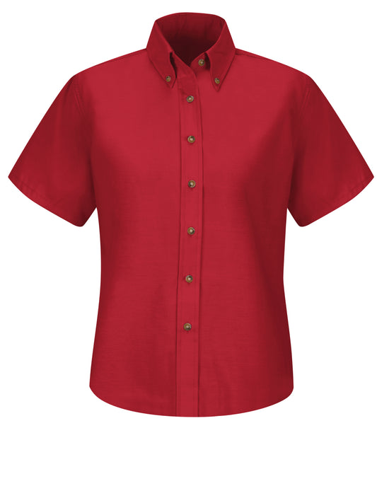 Women's Short Sleeve Poplin Dress Shirt