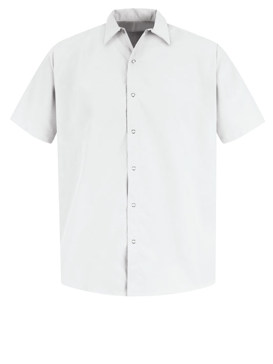 Men's Short Sleeve Specialized Pocketless Work Shirt