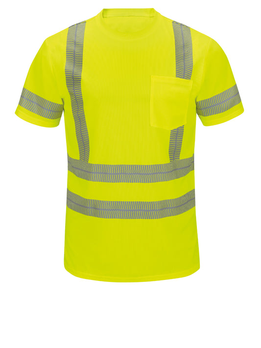 Unisex Short Sleeve Hi-Visibility T-Shirt, Type R Class 3
